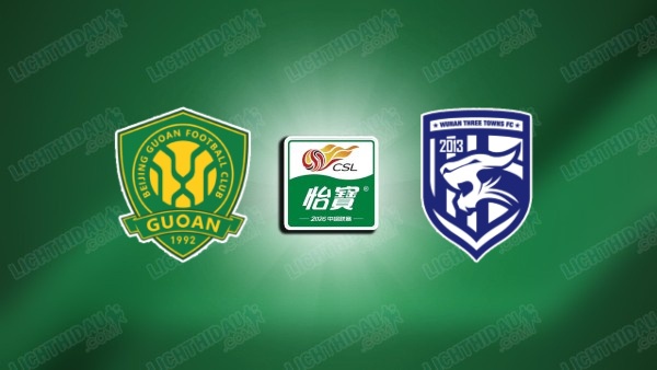 NHẬN ĐỊNH BEIJING GUOAN VS WUHAN TT, 19H00 NGÀY 27/6