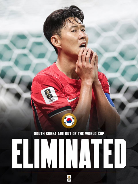 Hàn Quốc chính thức bị loại khỏi World Cup 2026