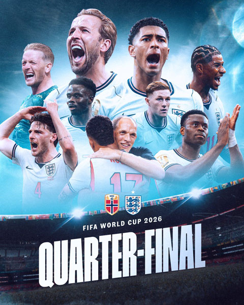 NHM Anh sắp có kỳ nghỉ đặc biệt nếu Tam sư vô địch World Cup 2026