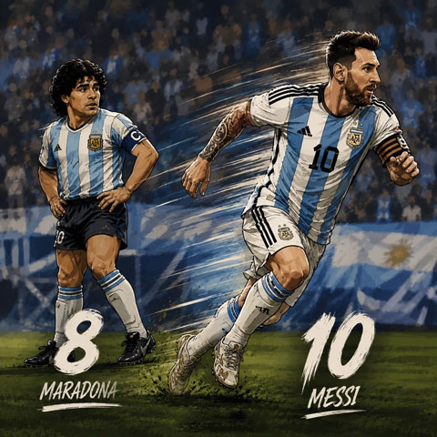 Messi lập siêu kỷ lục World Cup, bỏ xa Maradona