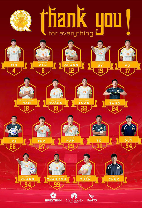 Cựu á quân V.League gây sốc khi chia tay cùng lúc 18 cầu thủ