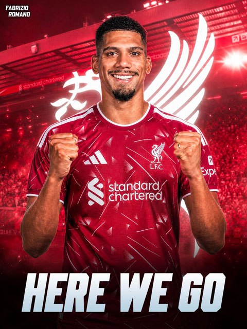 Ronald Araujo gia nhập Liverpool theo dạng cho mượn