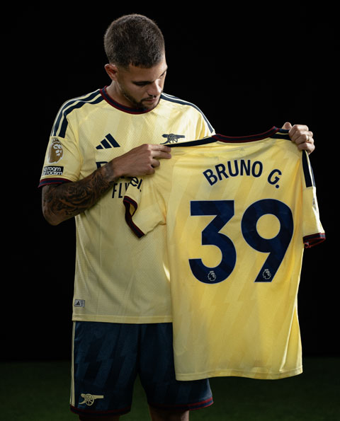 Tân binh Bruno Guimaraes của Arsenal khoác áo số 39 vì lý do đặc biệt