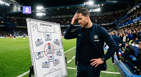 Chelsea đau đầu với bài toán 9 tiền đạo của Xabi Alonso