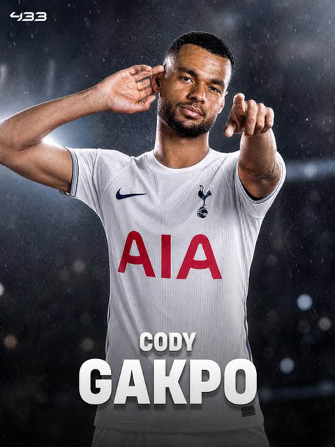 Tottenham đạt thỏa thuận chiêu mộ Gakpo với giá 60 triệu bảng