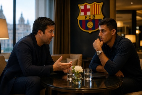 Rodri không nằm trong kế hoạch ban đầu của Barca
