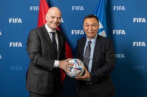 Chủ tịch FIFA Gianni Infantino đến Việt Nam, dự khán chung kết AFF Cup 2026