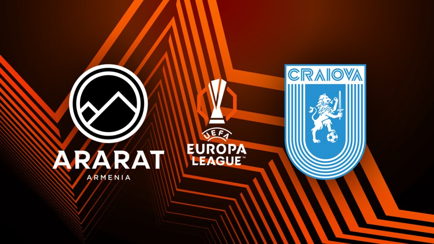 Link xem Ararat-Armenia vs Universitatea Craiova, 23h00 ngày 27/8, vòng play-off Cup C2 Châu Âu
