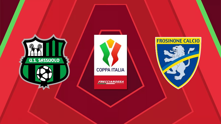 Link xem Sassuolo vs Frosinone, 20h00 ngày 2/9, vòng 1/16 Cup QG Italia