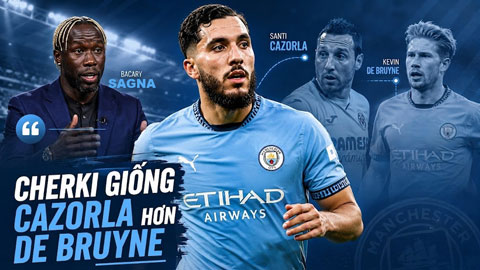 Rayan Cherki sẽ là De Bruyne mới của Man City?