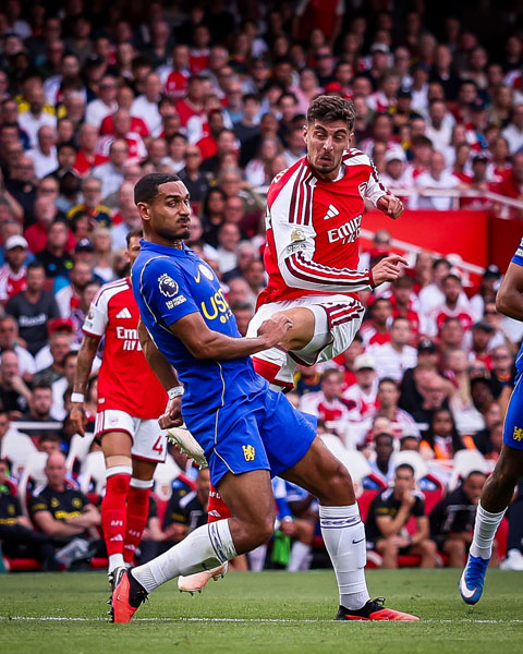Cựu sao Chelsea nóng mặt khi Kai Havertz tỏa sáng ở Arsenal