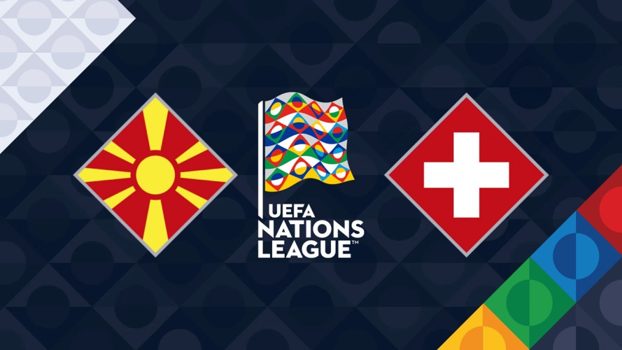 Link xem Bắc Macedonia vs Thuỵ Sỹ, 01h45 ngày 27/9, bảng 1 League B UEFA Nations League