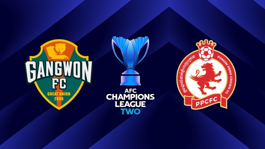 Link xem Gangwon vs Phnom Penh Crown, 17h00 ngày 15/10, bảng H Cup C2 Châu Á