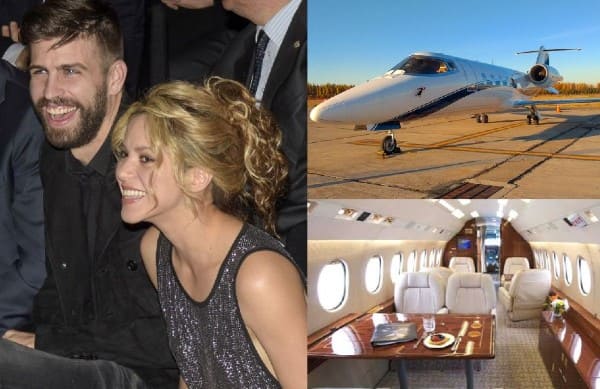 PIQUE VÀ SHAKIRA TRANH GIÀNH QUYỀN SỞ HỮU CHUYÊN CƠ SANG TRỌNG