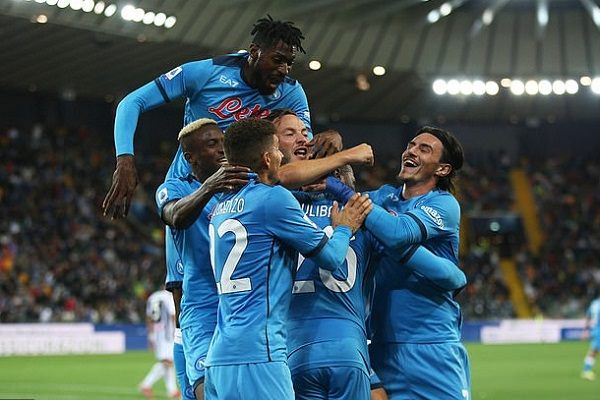 THI ĐẤU THĂNG HOA, NAPOLI DỄ DÀNG ĐÁNH BẠI UDINESE