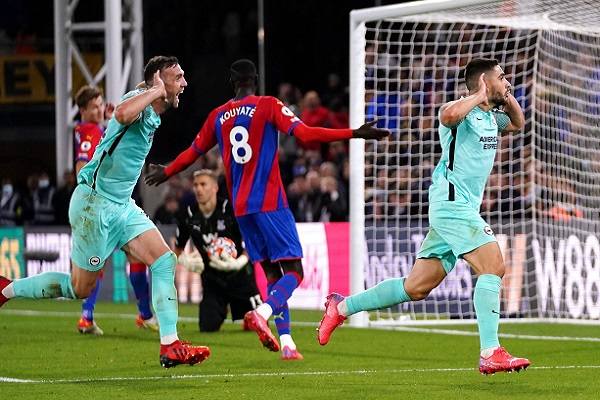 VẤT VẢ CẦM HÒA CRYSTAL PALACE, BRIGHTON LỠ CƠ HỘI CHIẾM NGÔI ĐẦU NHA