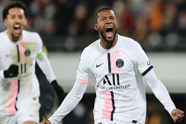 WIJNALDUM TỎA SÁNG, PSG THOÁT CHẾT TRONG GANG TẤC