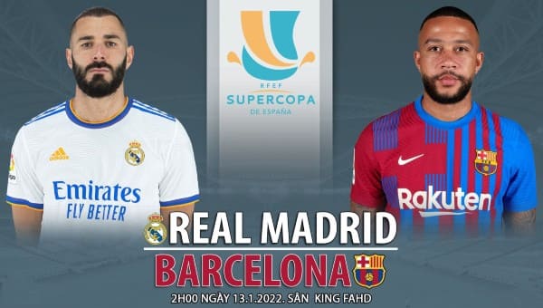 THÔNG TIN LỰC LƯƠNG, ĐỘI HÌNH DỰ KIẾN REAL MADRID VS BARCELONA